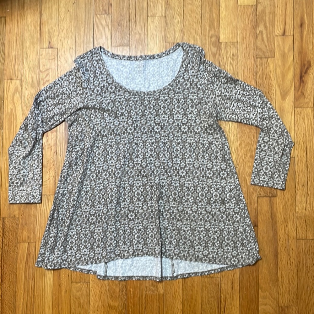 J. Jill Pure Jill Tie Back Tunic L/S size:M